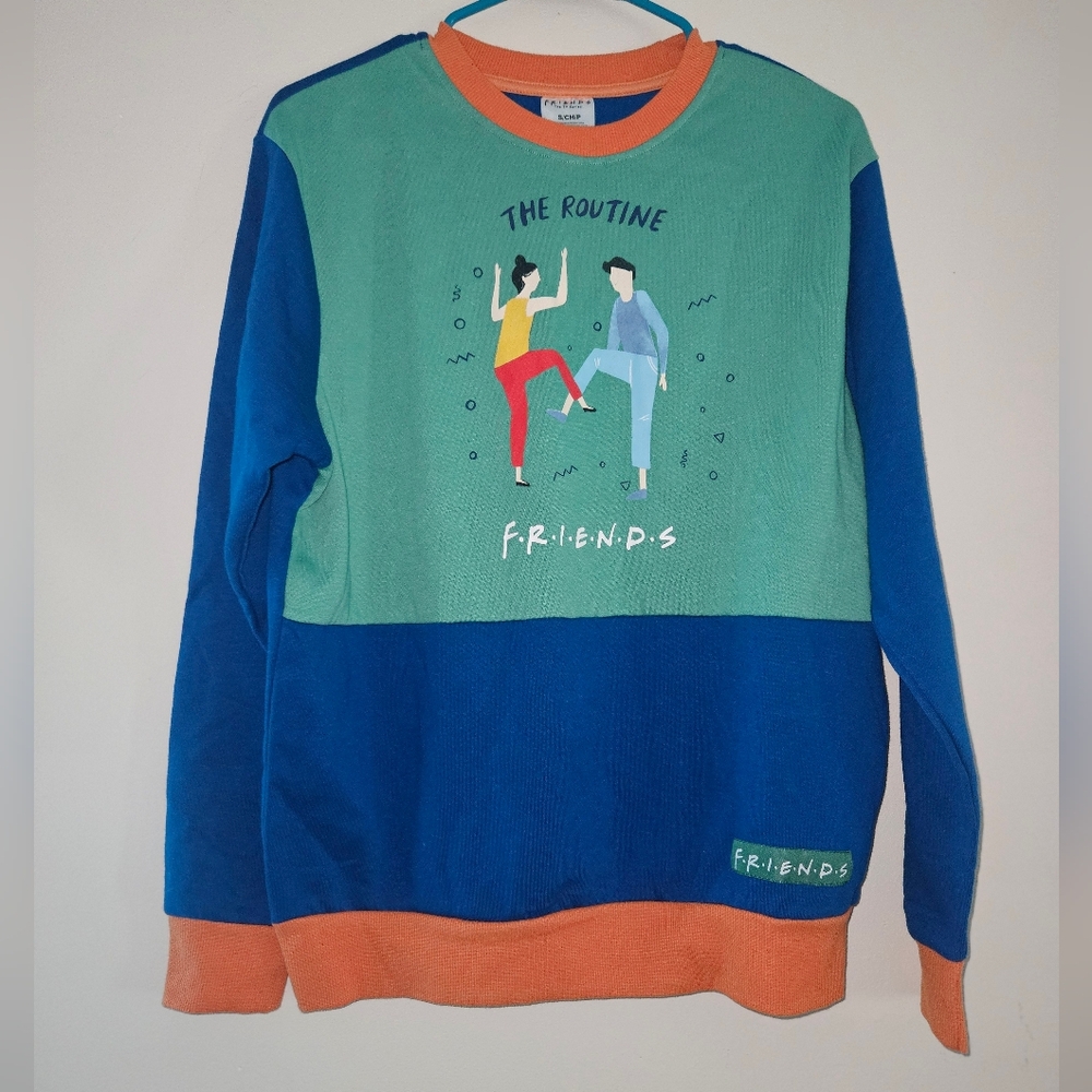 Colorful Friends Graphic Sweatshirt
